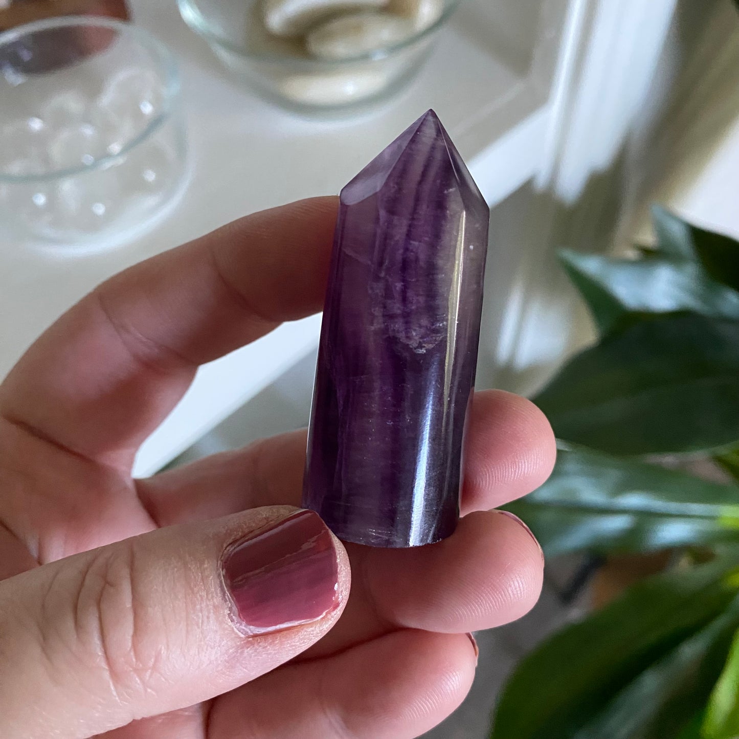 Purple Fluorite Tower