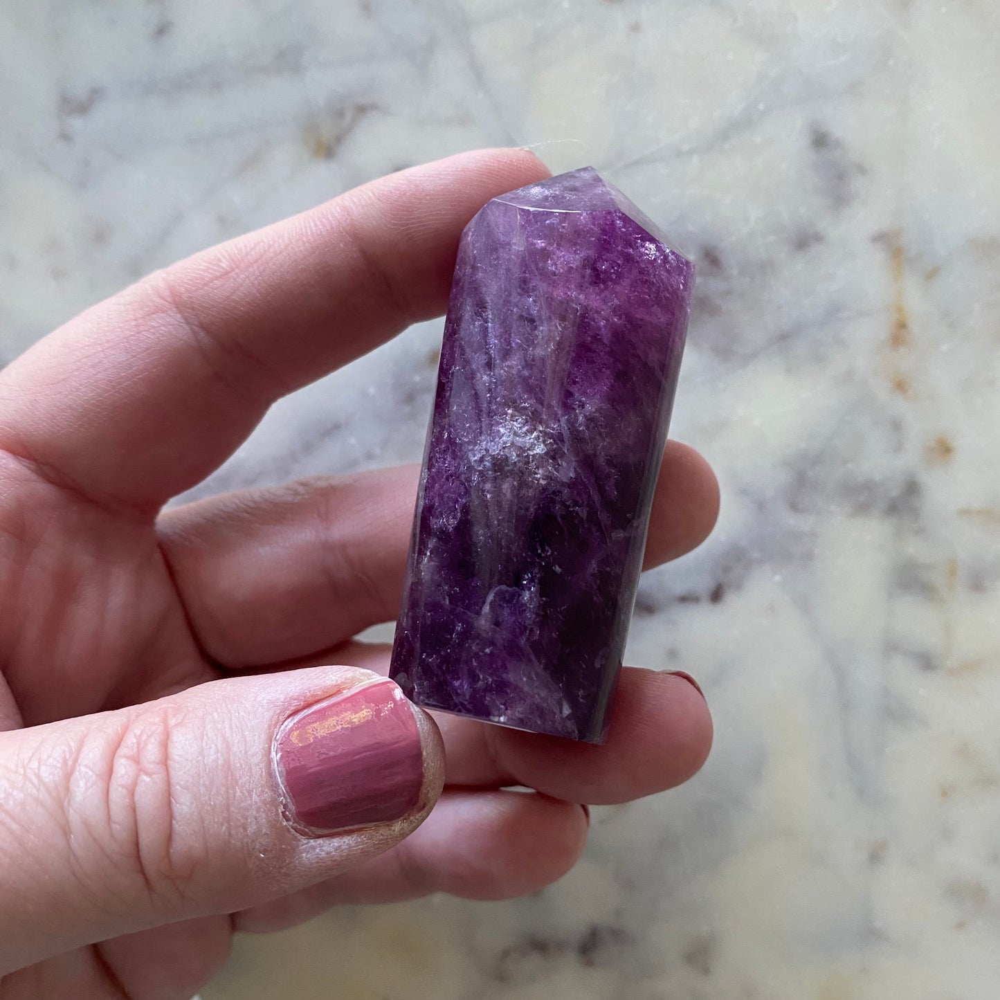 Purple Fluorite Tower
