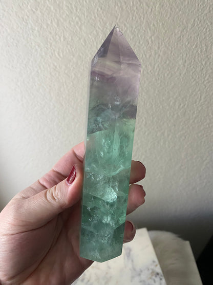Rainbow Fluorite Tower
