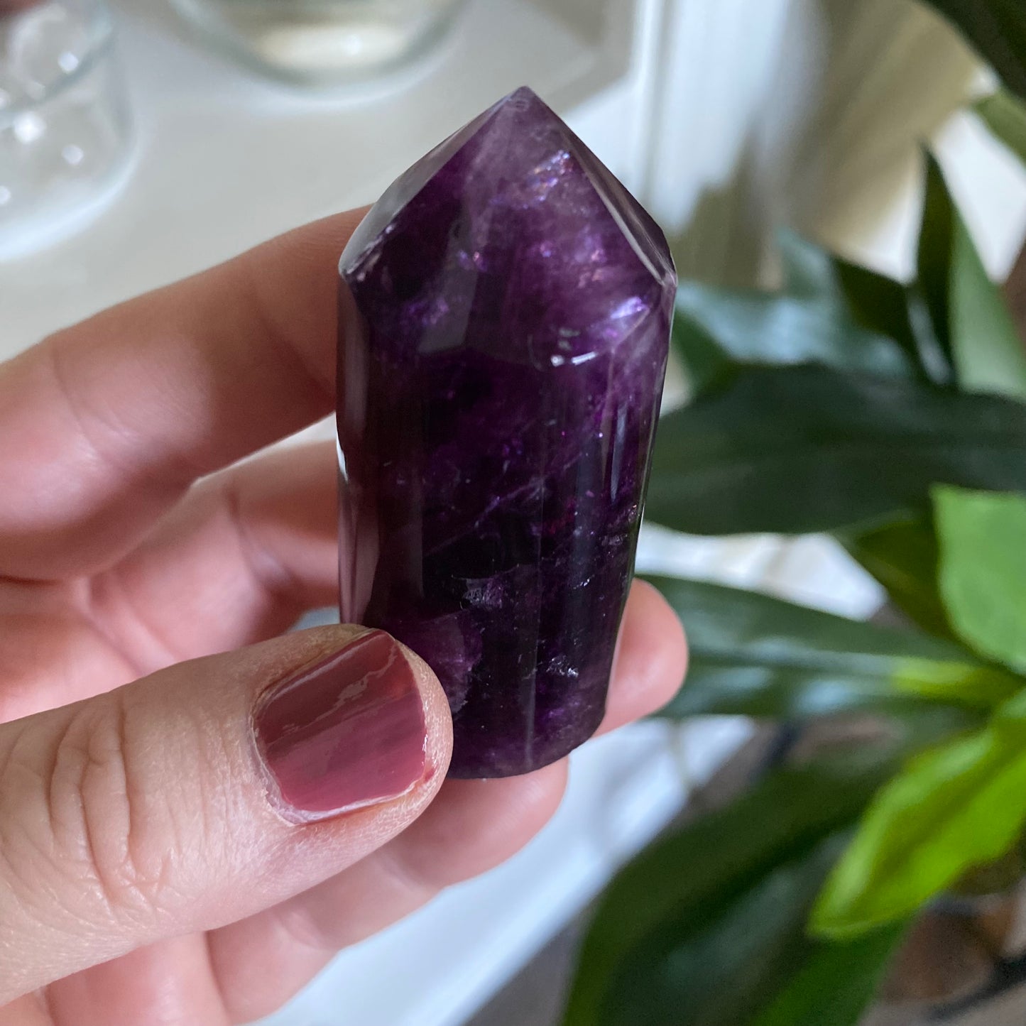 Purple Fluorite Tower