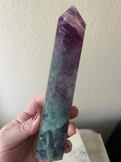 Rainbow Fluorite Tower