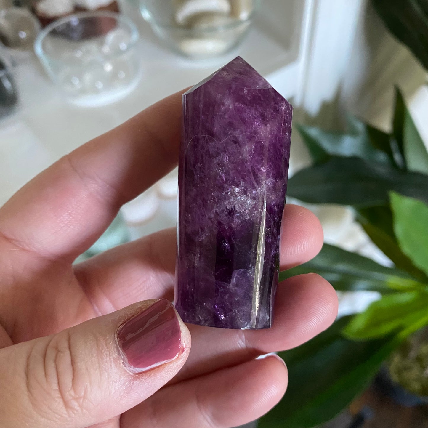 Purple Fluorite Tower