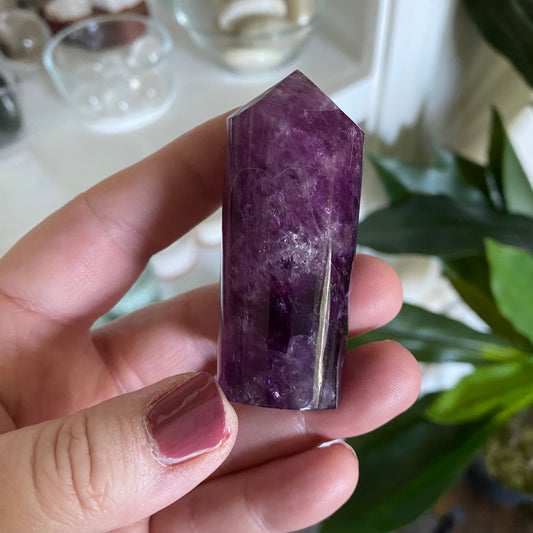 Purple Fluorite Tower