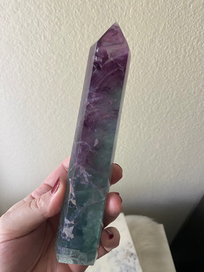 Rainbow Fluorite Tower