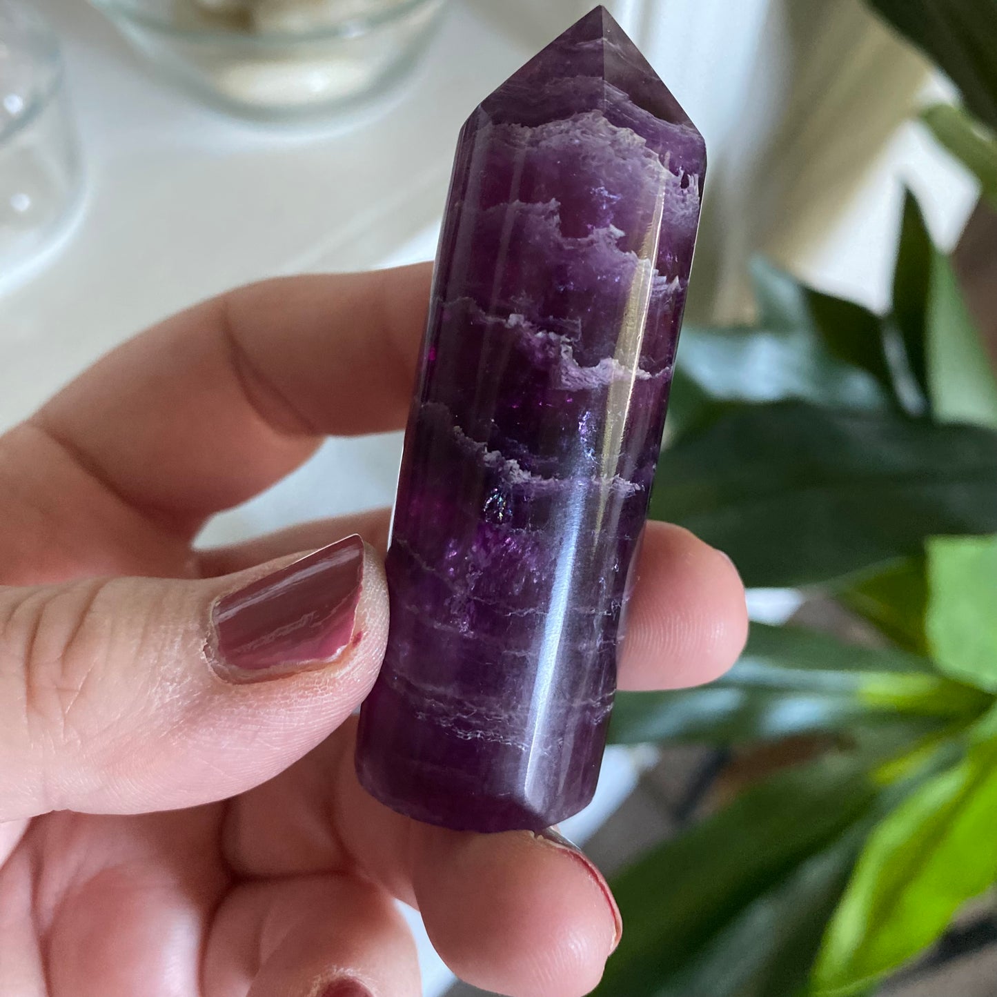 Purple Fluorite Tower