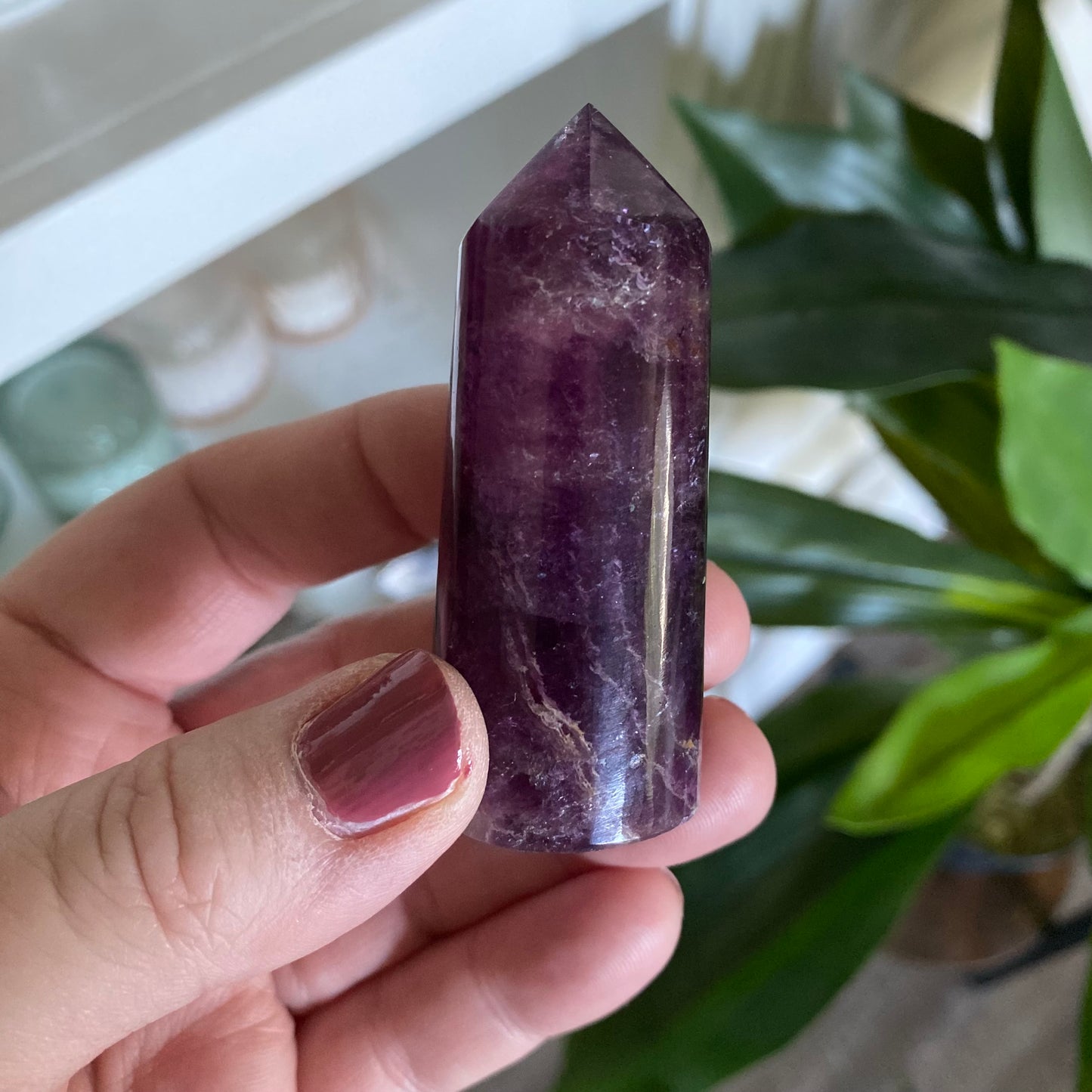 Purple Fluorite Tower