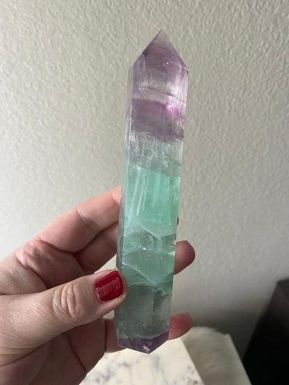 Rainbow Fluorite Tower