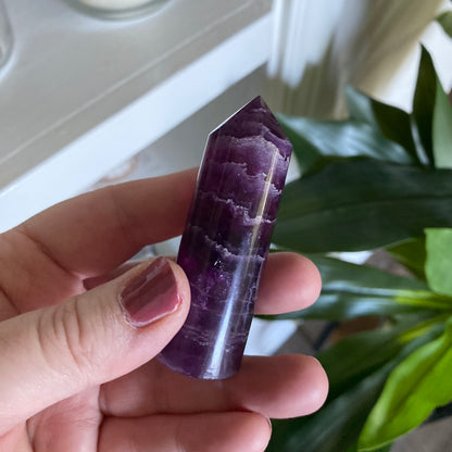 Purple Fluorite Tower