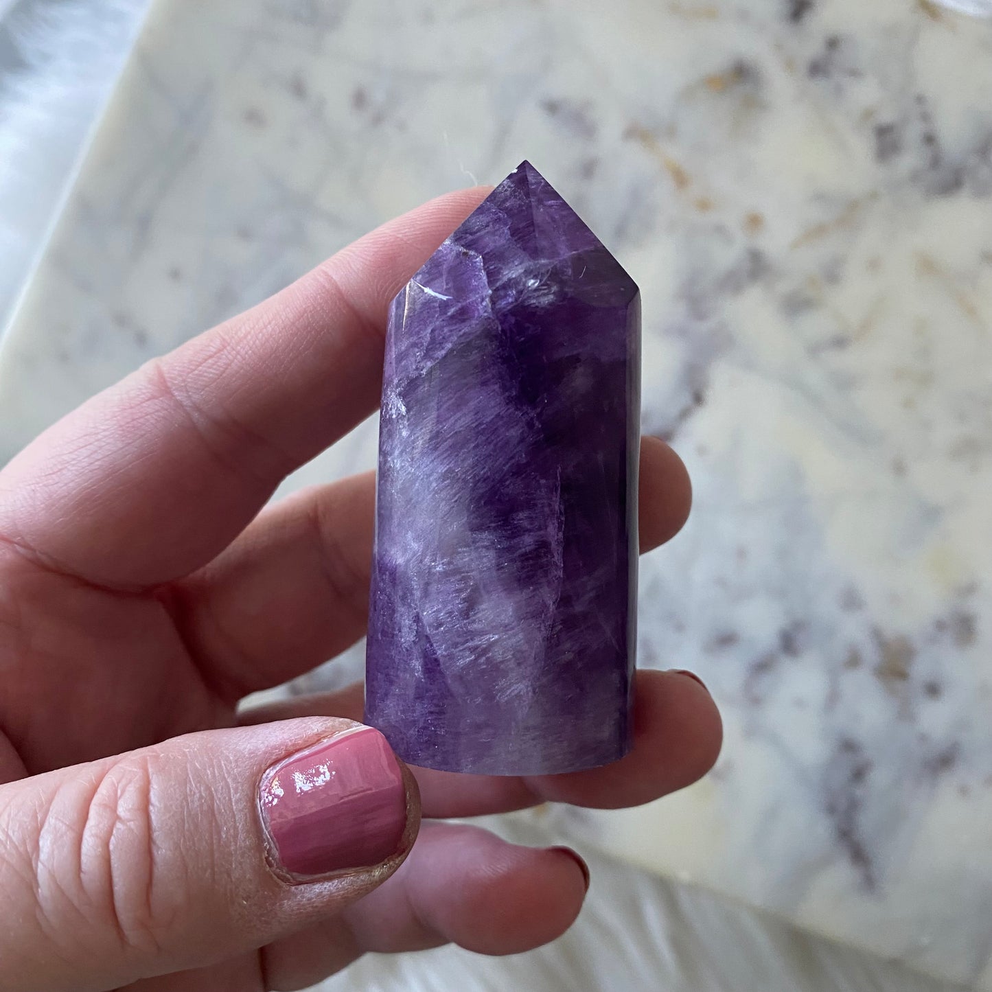 Purple Fluorite Tower