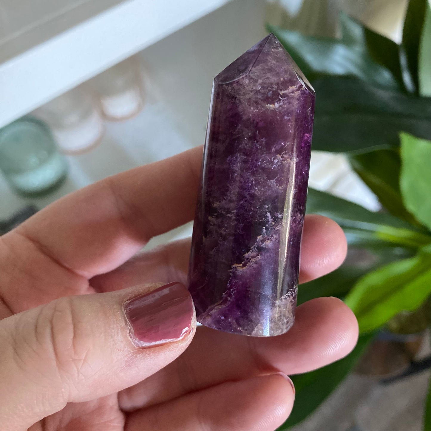 Purple Fluorite Tower