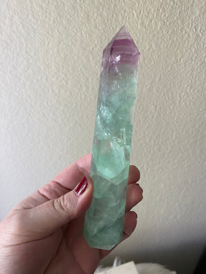 Rainbow Fluorite Tower