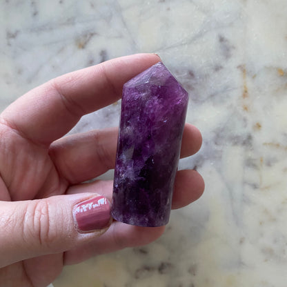 Purple Fluorite Tower