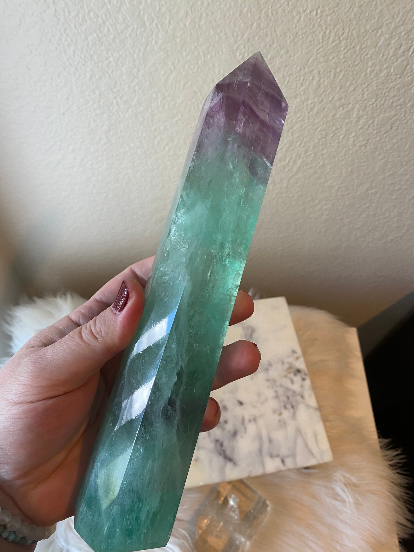 Rainbow Fluorite Tower