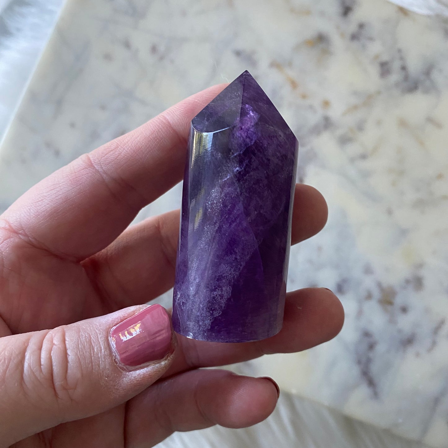 Purple Fluorite Tower
