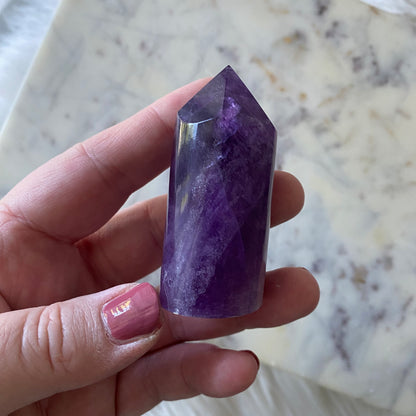 Purple Fluorite Tower
