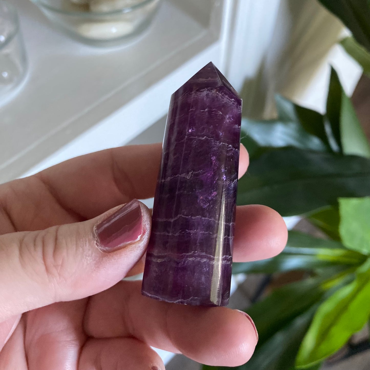 Purple Fluorite Tower