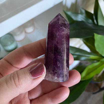 Purple Fluorite Tower