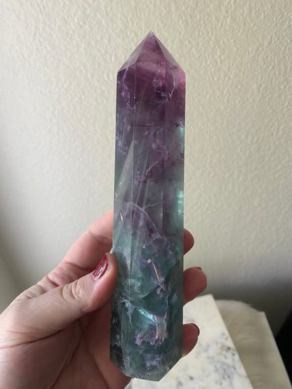 Rainbow Fluorite Tower