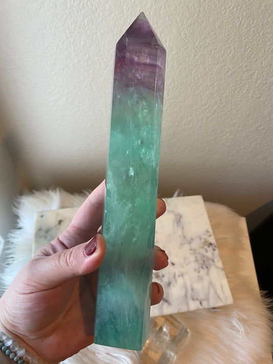 Rainbow Fluorite Tower