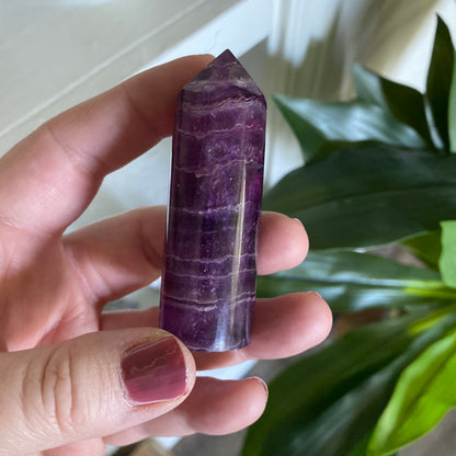 Purple Fluorite Tower