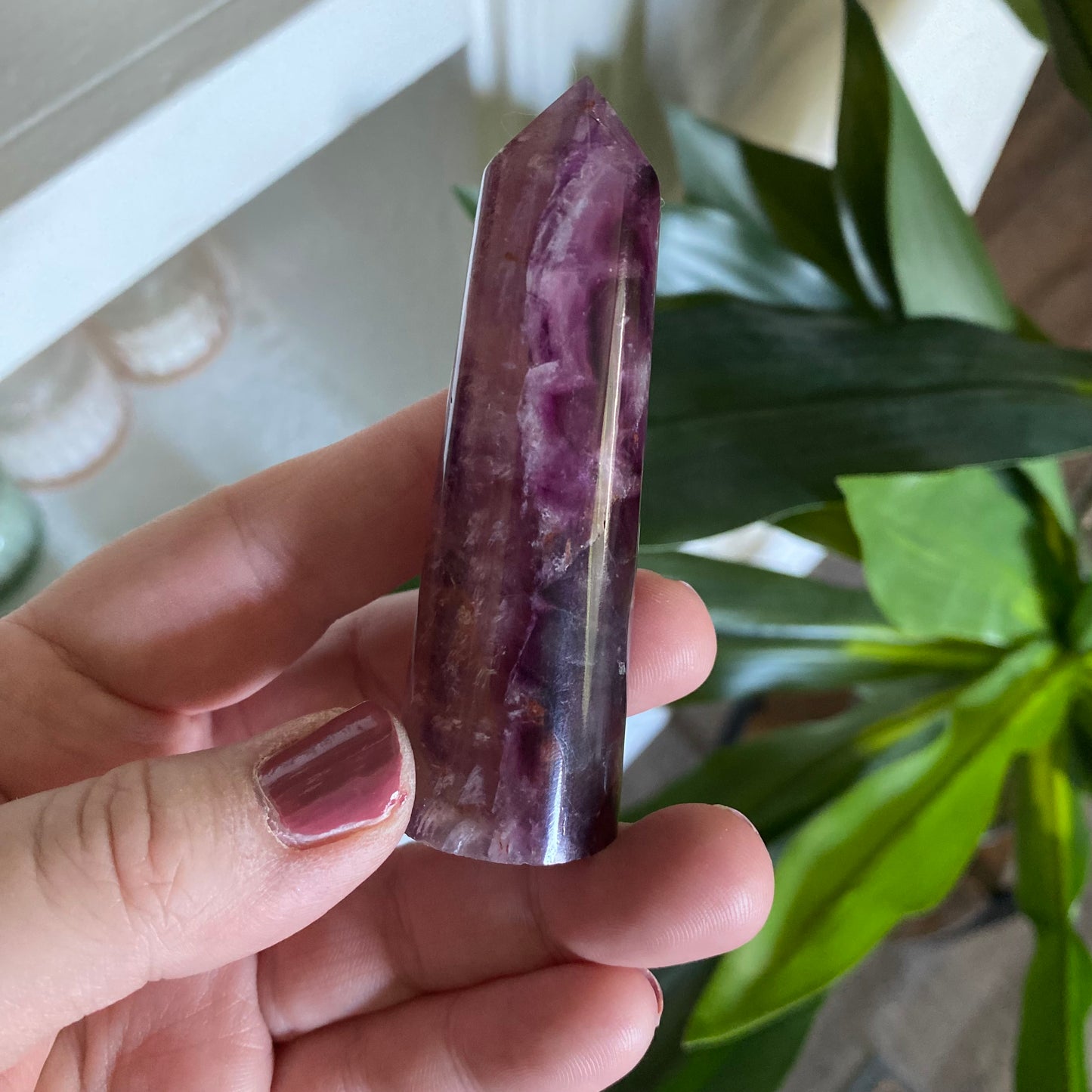 Purple Fluorite Tower