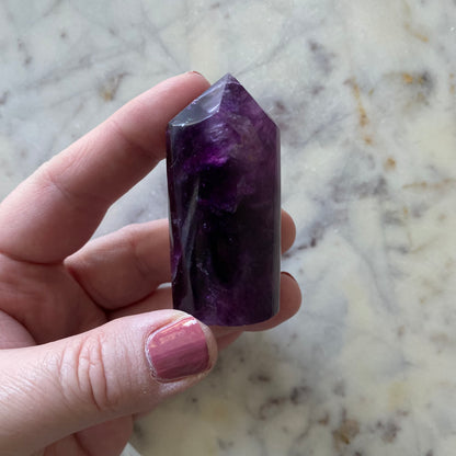 Purple Fluorite Tower