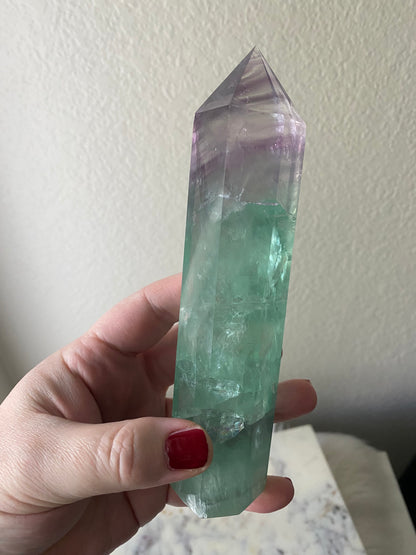 Rainbow Fluorite Tower