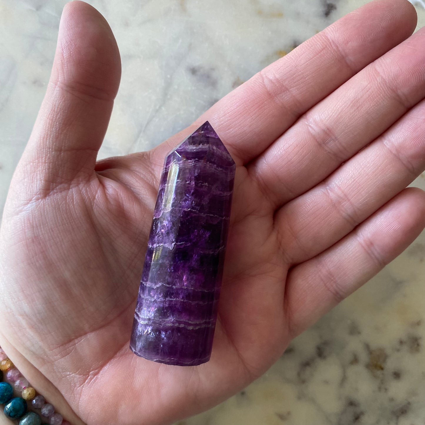 Purple Fluorite Tower