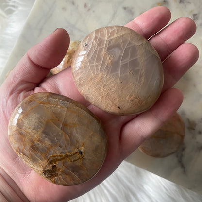 Peach Moonstone Palmstone