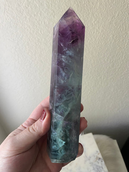 Rainbow Fluorite Tower