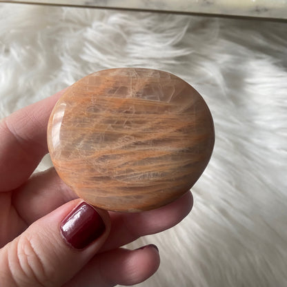 Peach Moonstone Palmstone