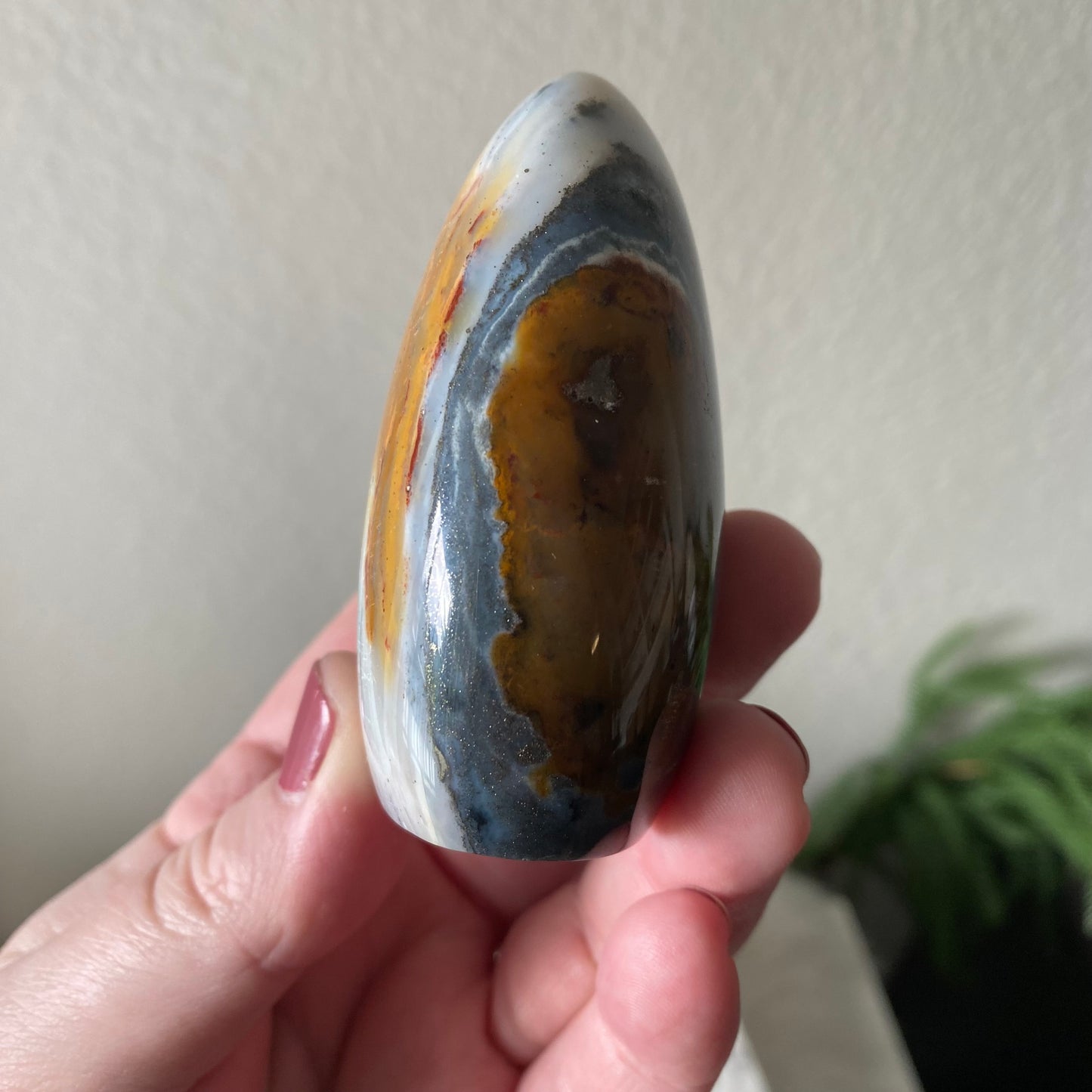 Sea Jasper mixed with Polychrome Jasper.