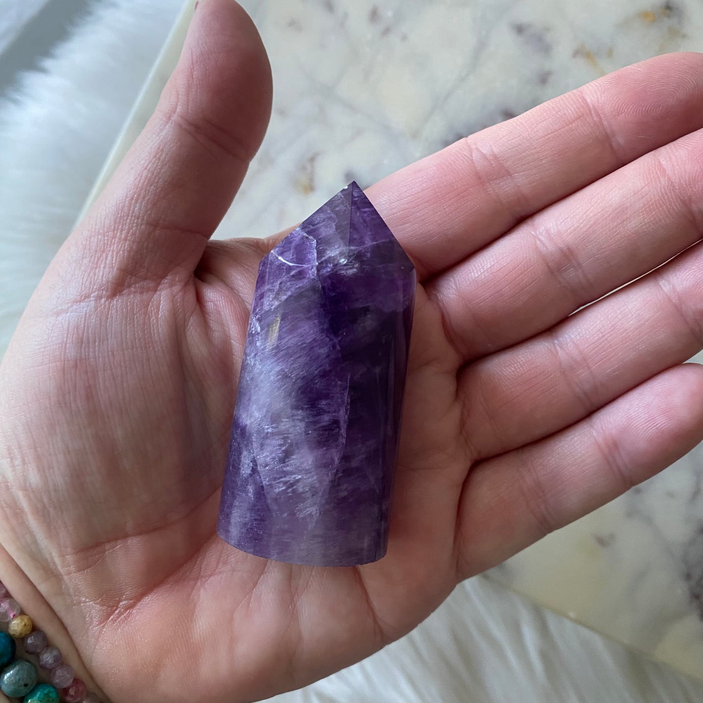 Purple Fluorite Tower
