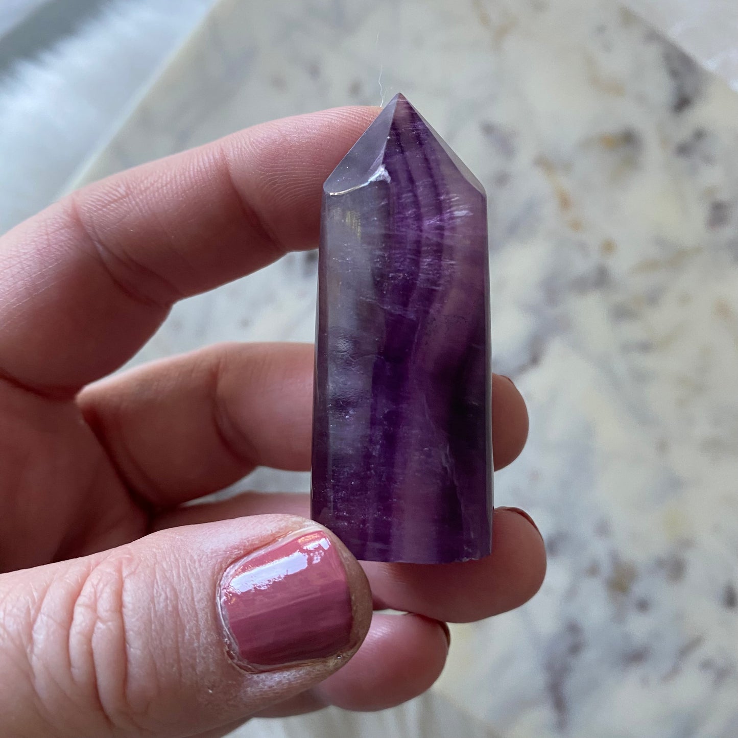 Purple Fluorite Tower