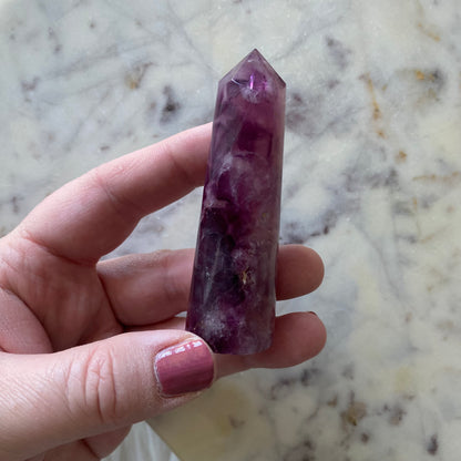 Purple Fluorite Tower