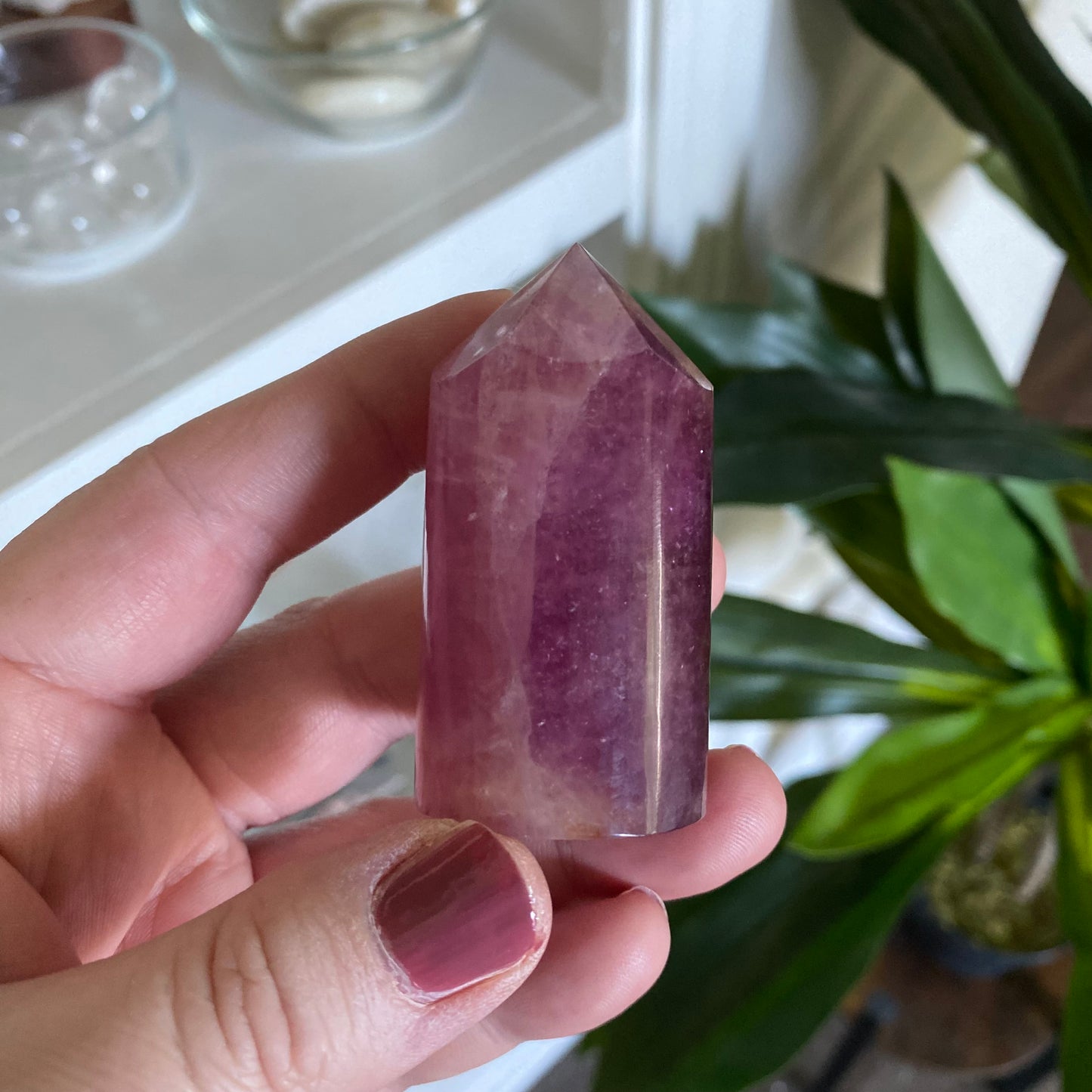 Purple Fluorite Tower