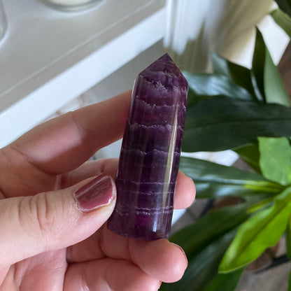 Purple Fluorite Tower