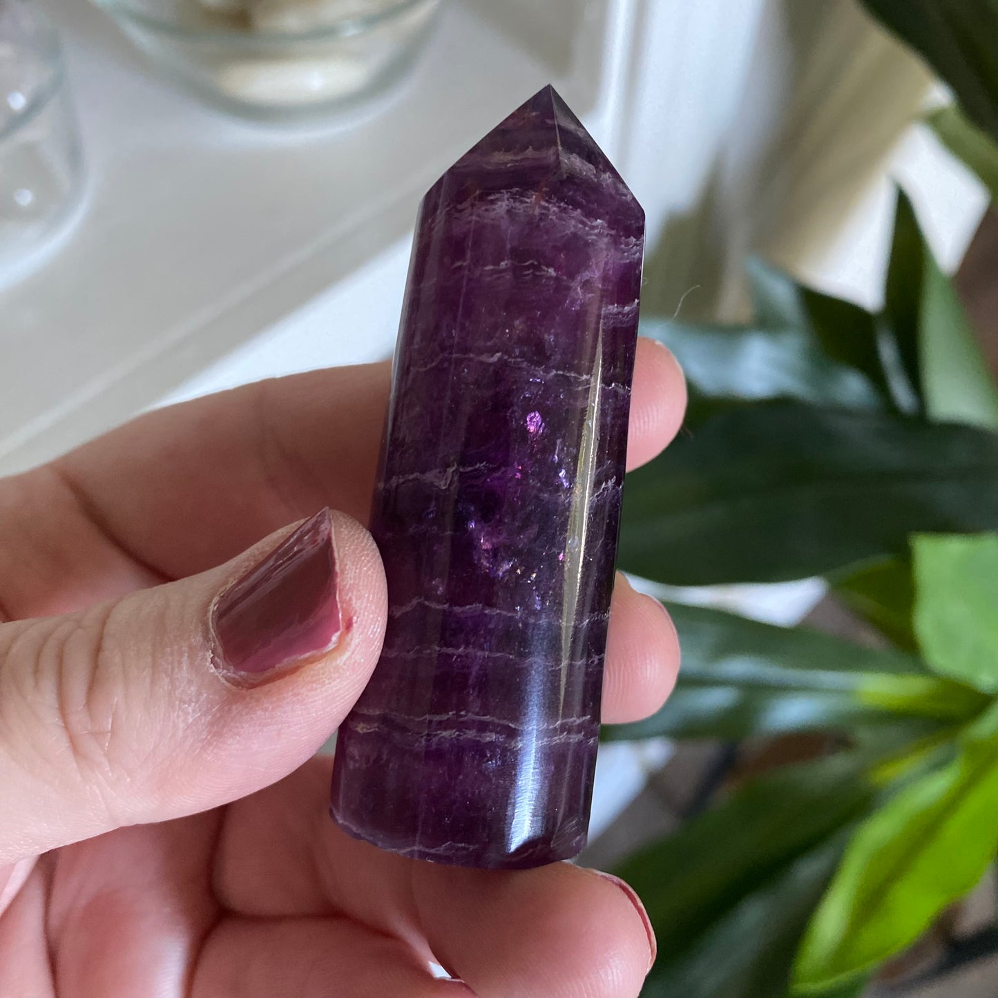 Purple Fluorite Tower
