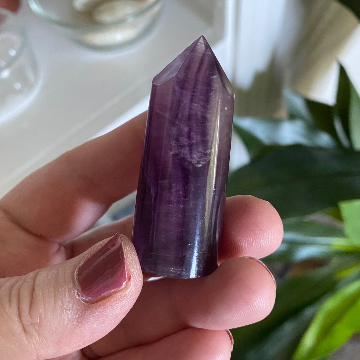 Purple Fluorite Tower