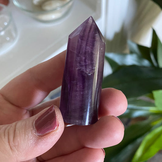 Purple Fluorite Tower