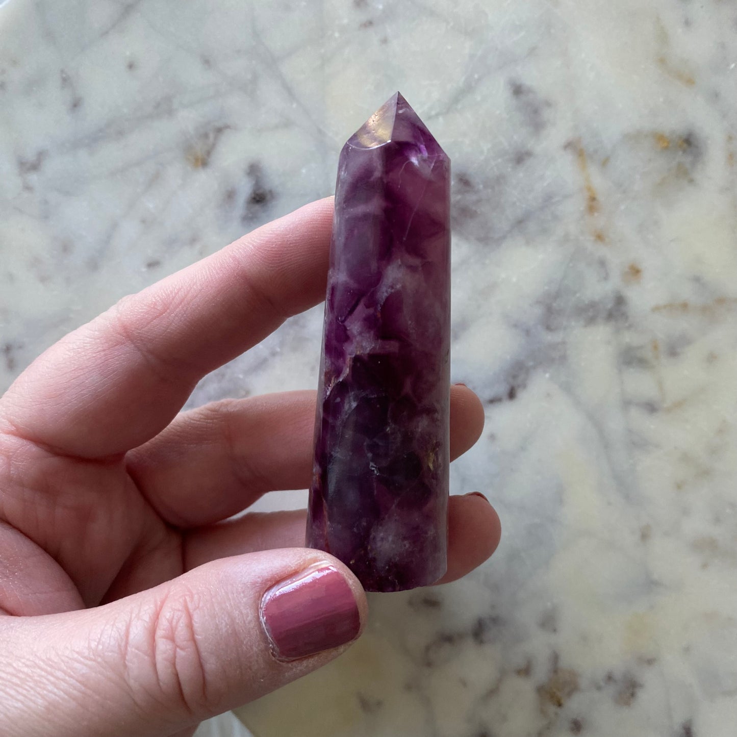 Purple Fluorite Tower