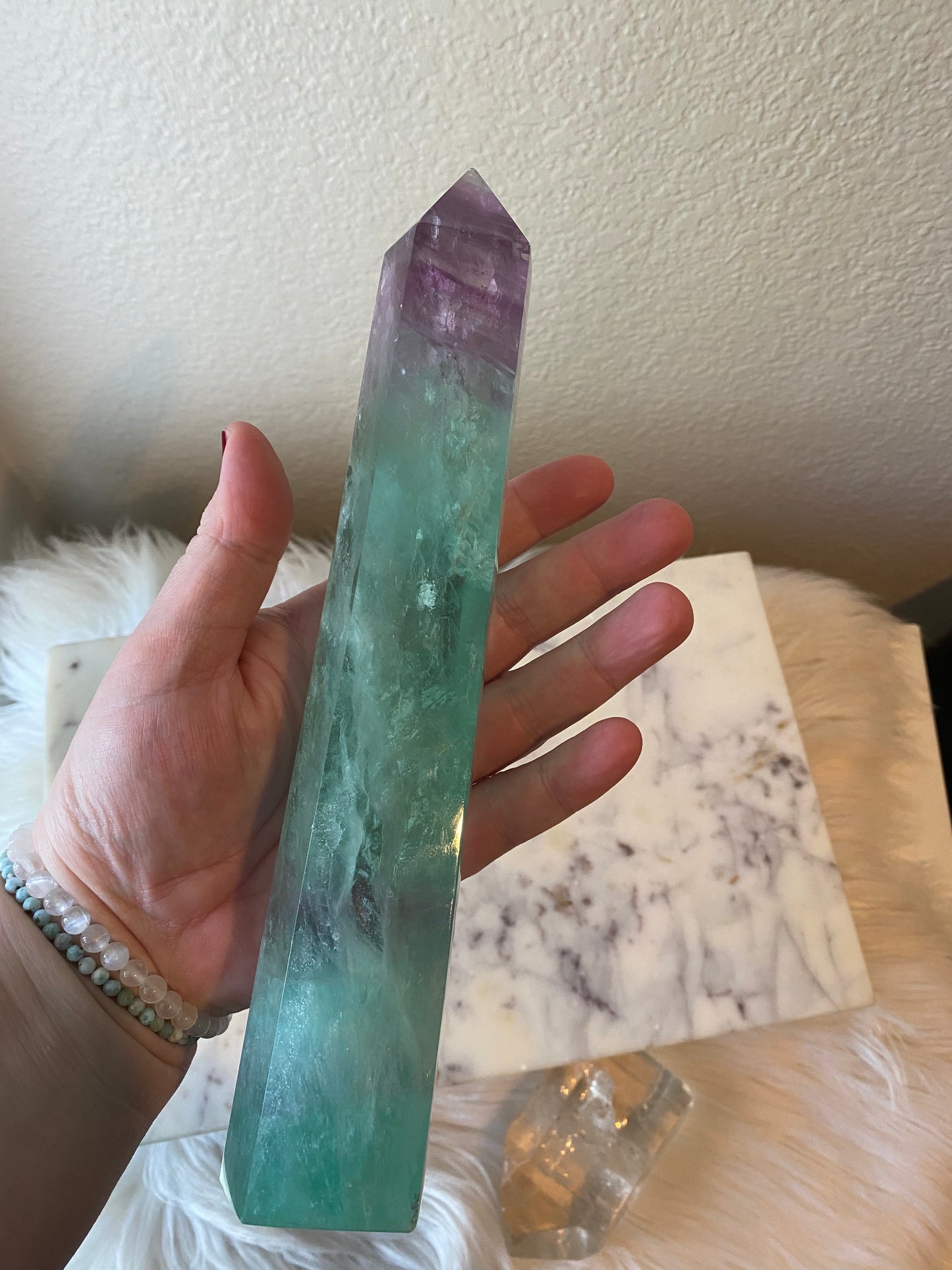 Rainbow Fluorite Tower