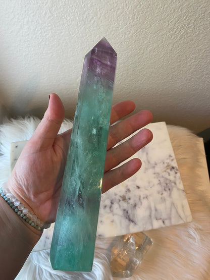 Rainbow Fluorite Tower