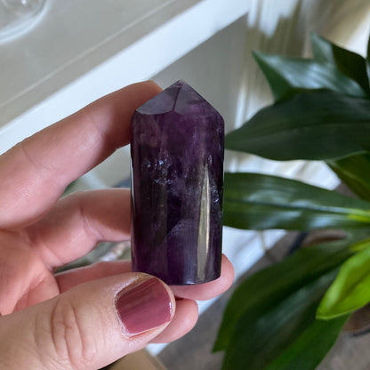 Purple Fluorite Tower