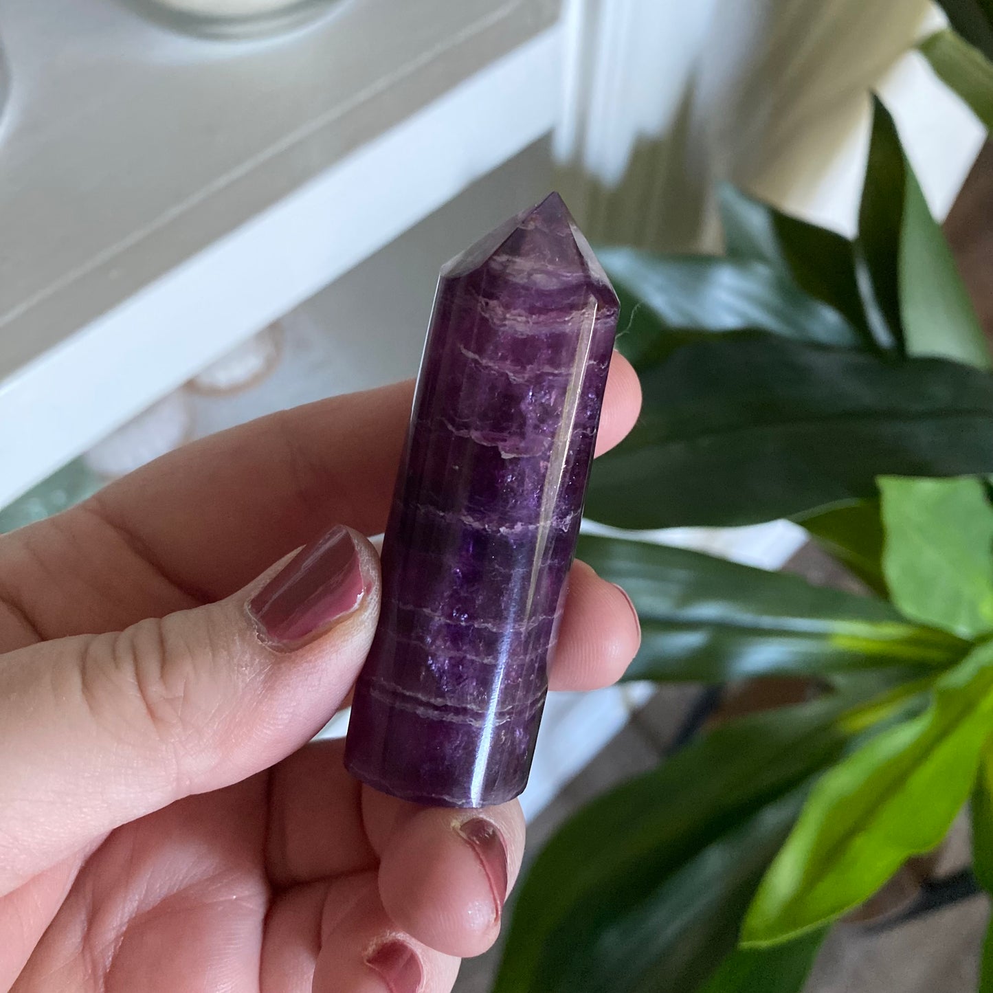 Purple Fluorite Tower