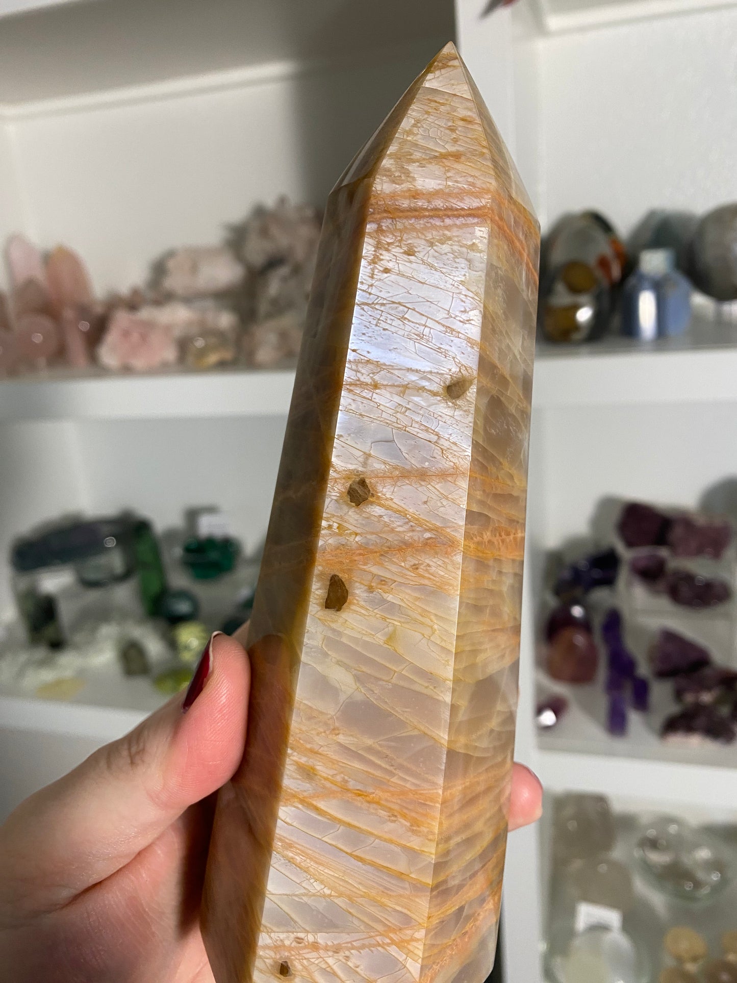 Peach Moonstone Tower