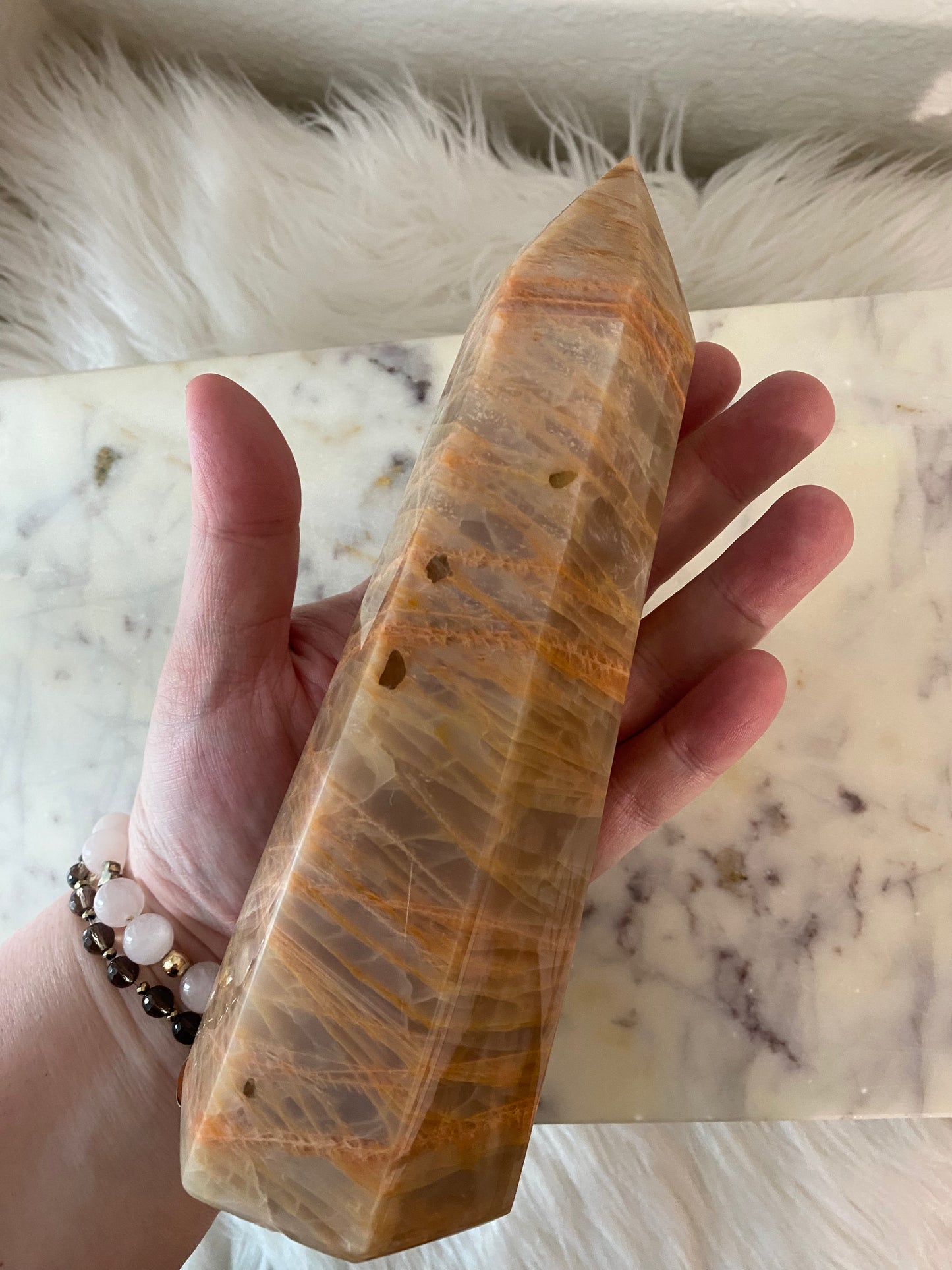 Peach Moonstone Tower