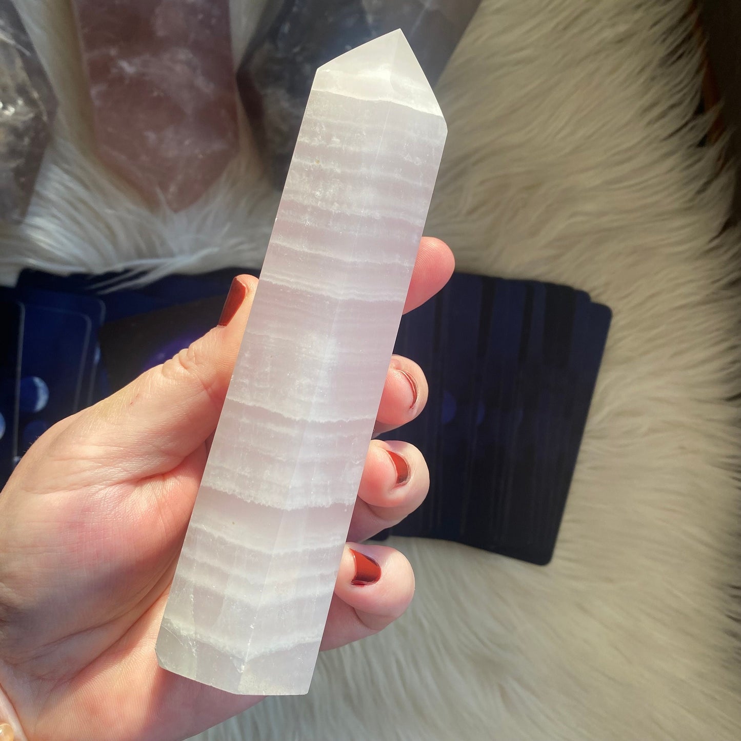 Pink Mangano Calcite - UV Reactive
