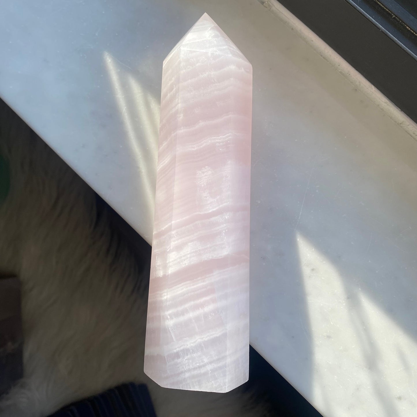Pink Mangano Calcite - UV Reactive