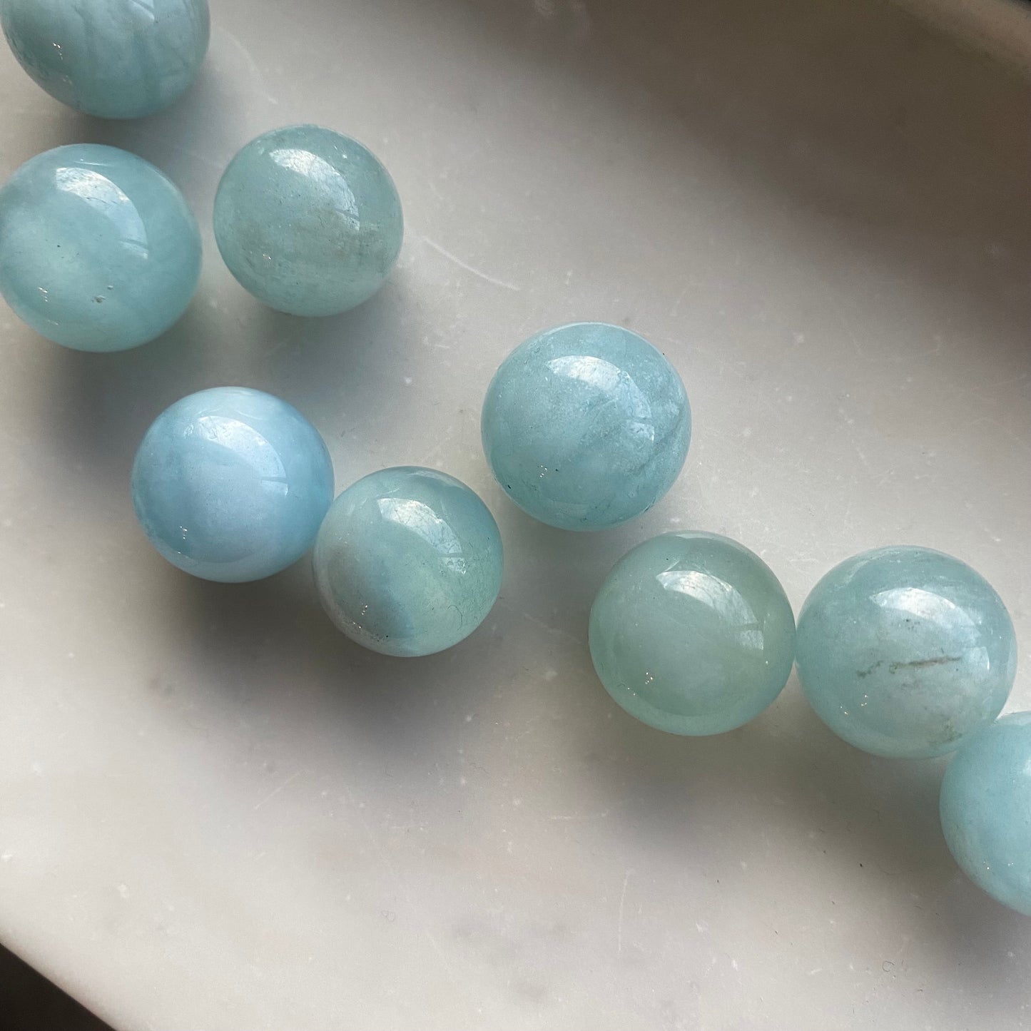 Mini Aquamarine Sphere